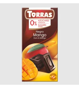 chocolate sugar free dark and mango