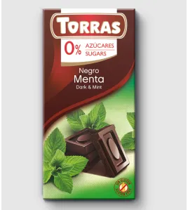 Sugar Free Dark Chocolate with Mint