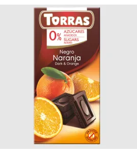 Sugar Free Dark Chocolate with Orange