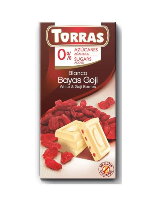 White Goji Chocolate Sugar Free