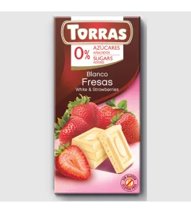 Sugar Free White Chocolate &amp; Strawberries