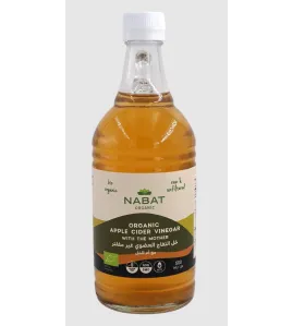 خل التفاح العضوي