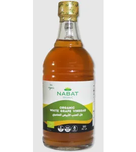 خل العنب الأبيض العضوي