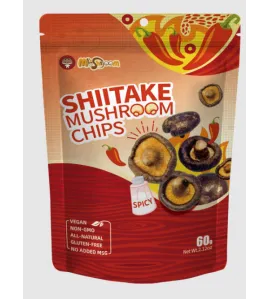 Shiitake mushroom chips spicy
