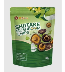 Shiitake mushroom chips wasabi