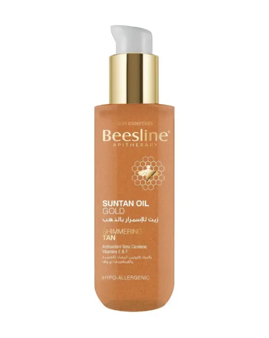 Beesline زيت الاسمرار بالذهب