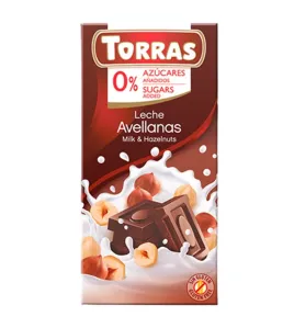 Milk Chocolate Sugar Free with Hazelnuts