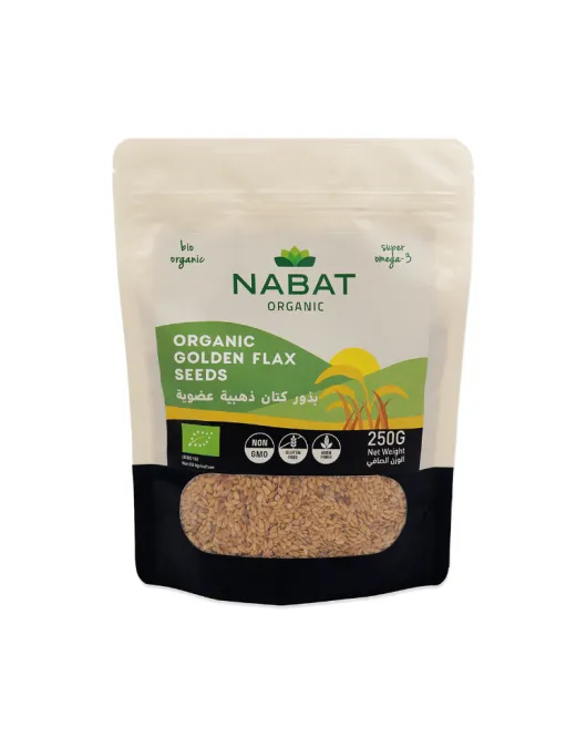 بذور كتان ذهبية عضوية-Organic Flax Seeds – Golden