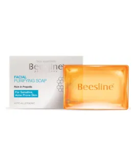 صابونة لتنقية الوجه بصمغ النحل من بيزلين - Beesline facial purifying soap