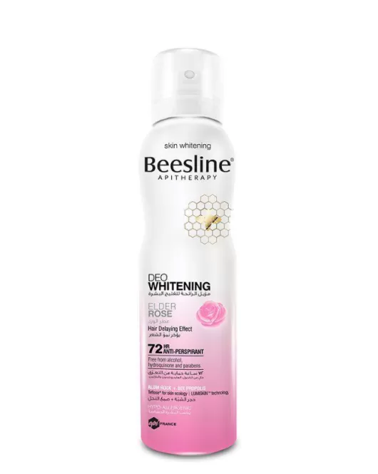 بيزلين ديو مفتح للبشرة عطر الورد - Beesline Deo Whitening - Elder Rose