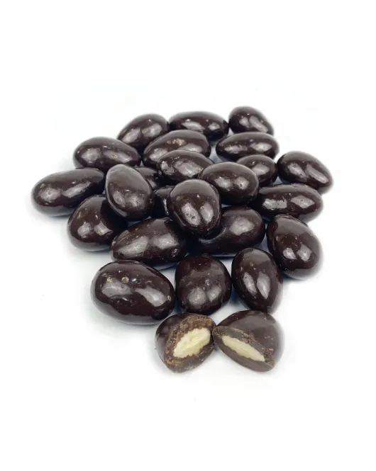 chocolate coated almonds dark