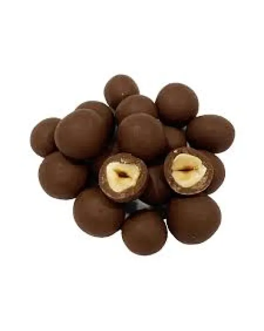 chocolate coated hazlnuts milk