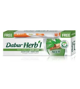 دابر الأعشاب للعناية باللثة50غ مع فرشاة