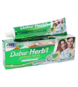 دابر هربل بالليمون والنعناع مع فرشاة 150غ