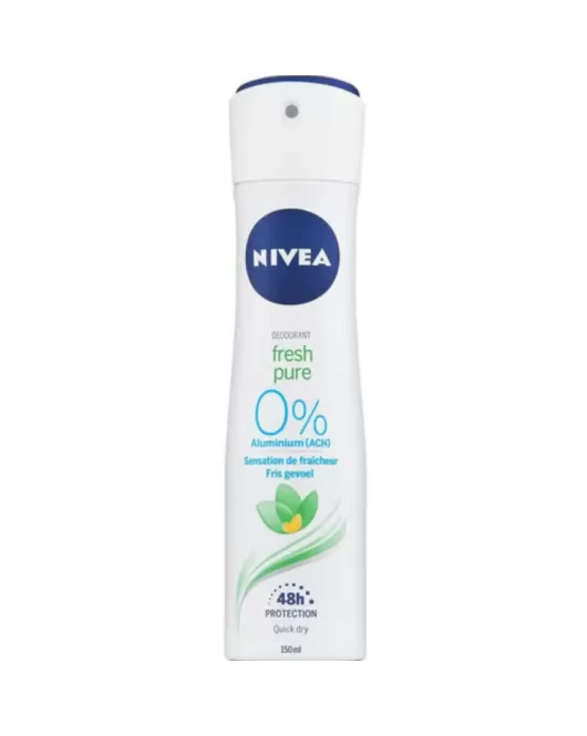 Nivea, Deospray Fresh Pure 0%, 150 Ml