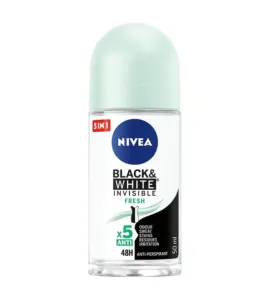 Nivea, Roll-On - Black &amp; White - Invisible -Fresh, 50Ml