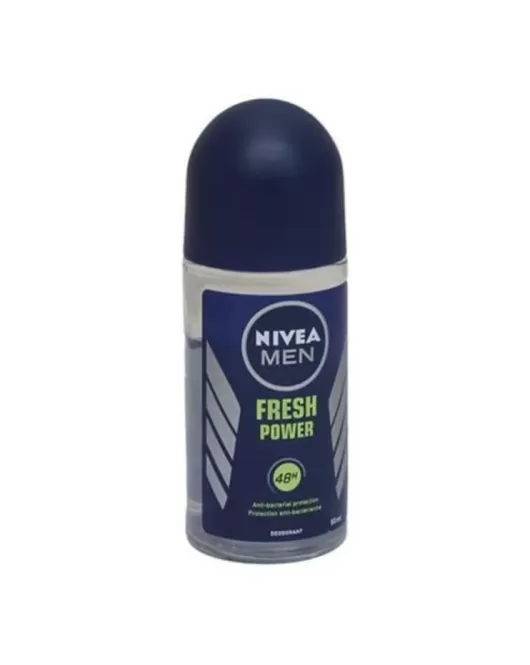 Nivea, Deo Roll-On Men - Fresh Power, 50 Ml