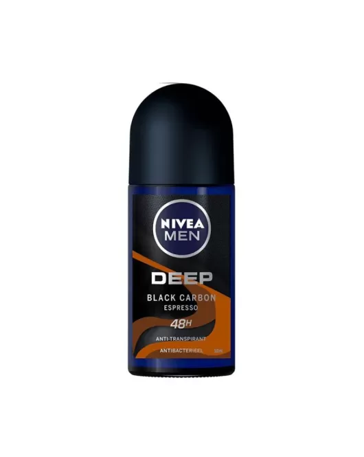 NIVEA MEN DEO ROLL-ON – DEEP BLACK CARBON ESPRESSO 50ML