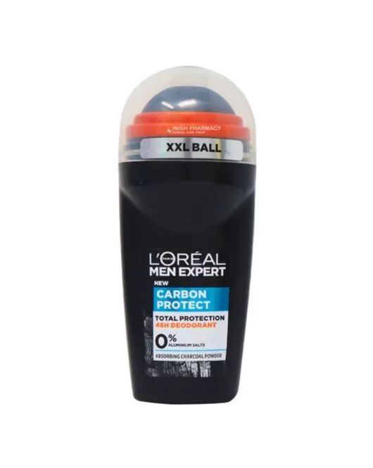 L'Oreal Men Expert Carbon Protect 0% 48hr Deodorant Roll-On 50ml