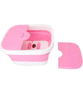 foldable foot tub pink