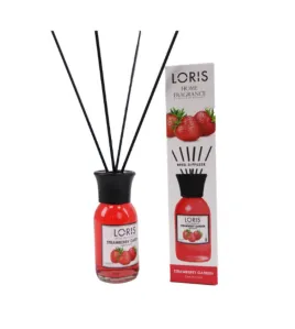 معطر جو باعواد برائحة الفراولة 100 مل Strawberry Garden Reed Diffuser 100 Ml