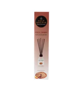 معطر جو بأعواد خشبية برائحة فطيرة الخوخ 110 مل Peach Crumble Reed Diffuser 110 Ml