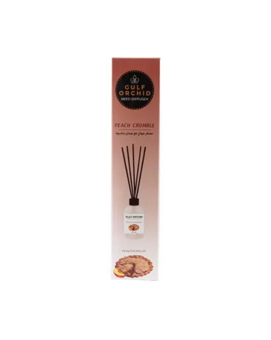 معطر جو بأعواد خشبية برائحة فطيرة الخوخ 110 مل Peach Crumble Reed Diffuser 110 Ml