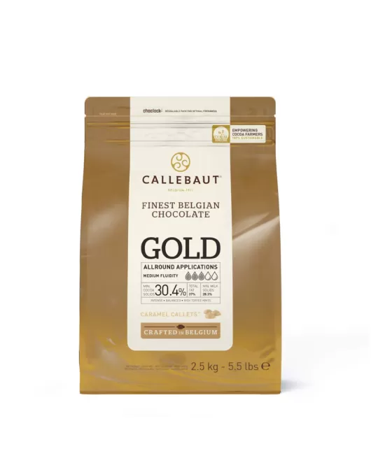 Callebaut Chocolate Callets- GOLD