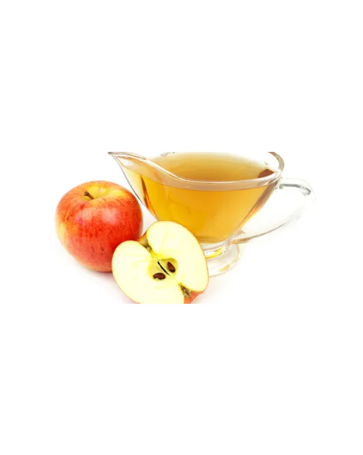 خل تفاح زجاج صغير