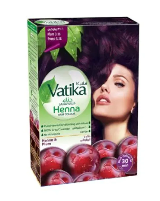 Vatika Henna حنة لون برقوقس 3.16