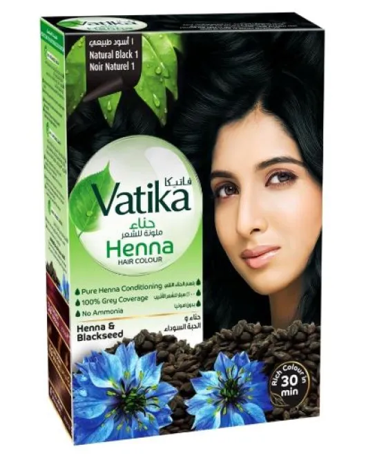 Vatika Henna حنة لون أسود طبيعي